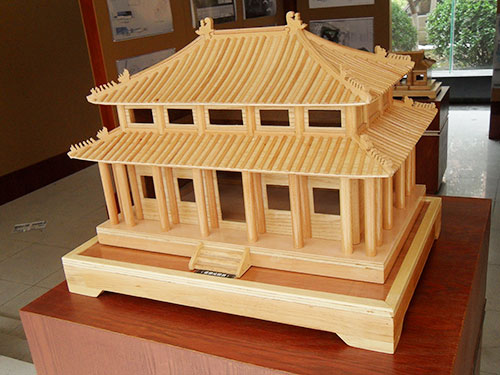 大學生用建筑模型詮釋自然之美